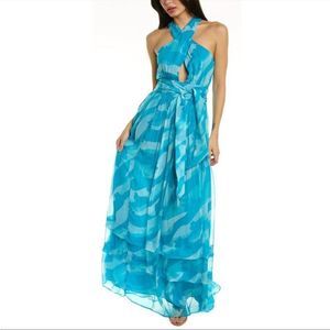 NWT Ramy Brook Womens Printed Zoya Maxi Dress